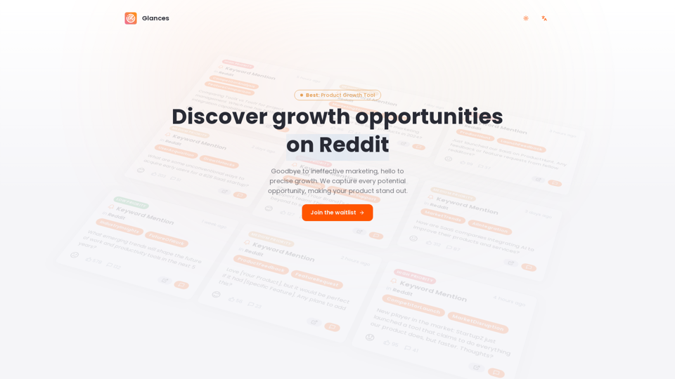 Glances - Discover Your Growth Opportunities