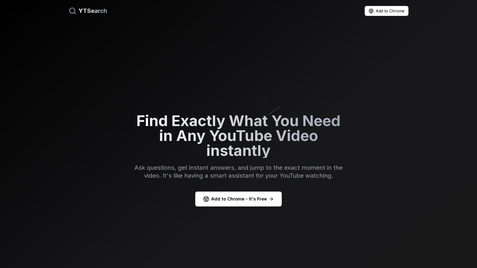 YTSearch - Intelligent YouTube Video Search