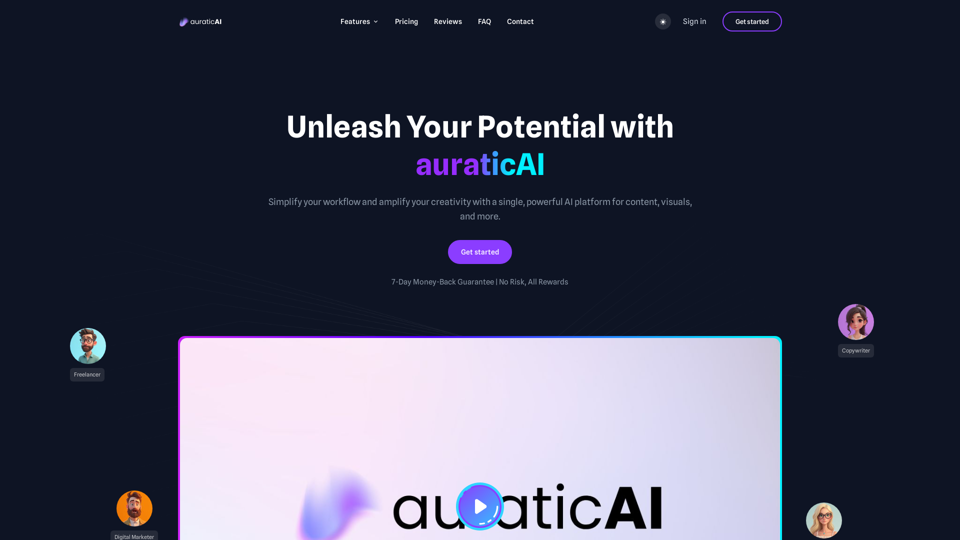 auraticAI - The Ultimate AI Content Generation Platform