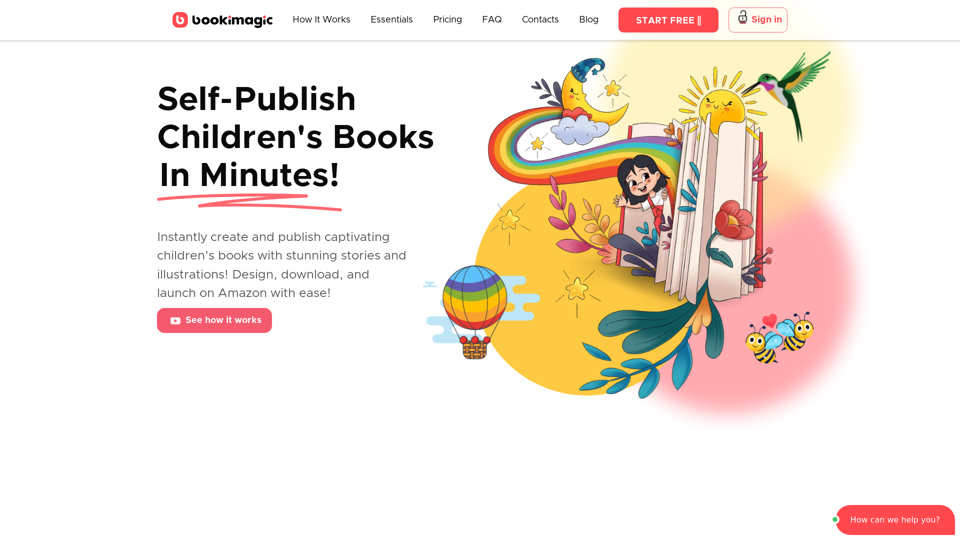 Bookimagic: Create Print-Ready Children’s Picture Books in Minutes!