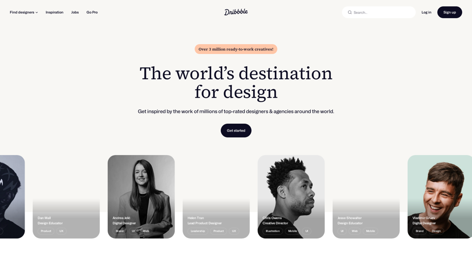 Dribbble - Discover the World’s Top Designers & Creative Professionals